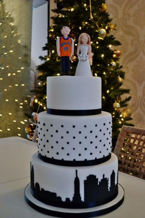 Wedding Cakes New York
 New York theme wedding cake cake by Rachel Nickson