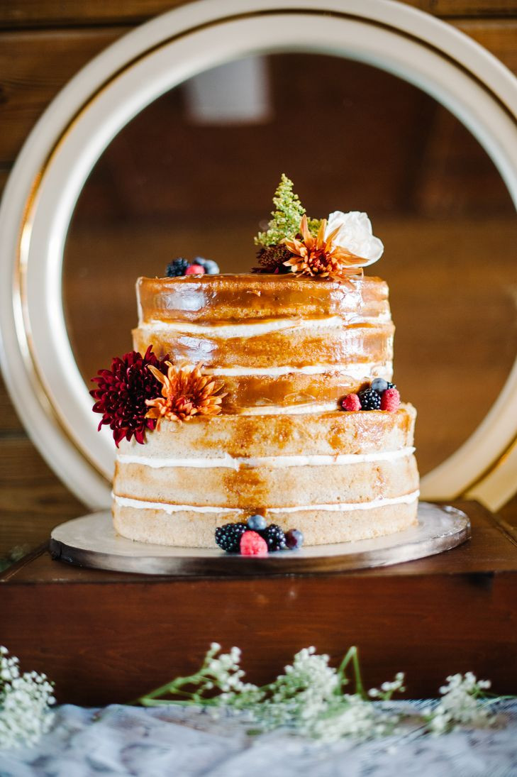 Wedding Cakes Olympia Wa
 Naked Fall Inspired Wedding Cake