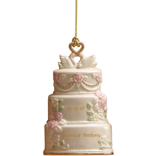 Wedding Cakes Ornaments
 Celebration Love Wedding Cake Ornament