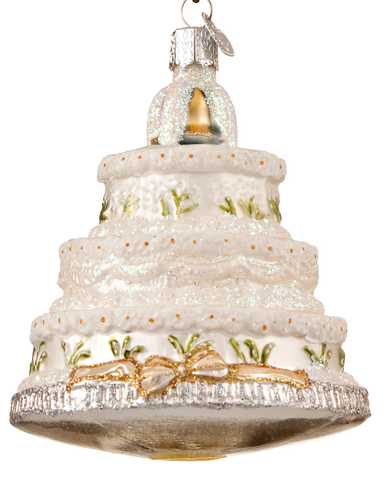 Wedding Cakes Ornaments
 Personalized Wedding Christmas Ornaments