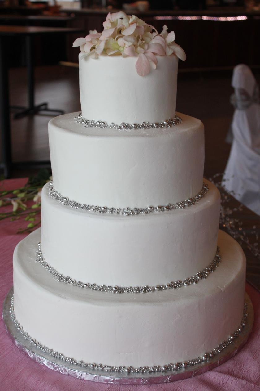 Wedding Cakes Pearls
 Silver Pearls Wedding Cake