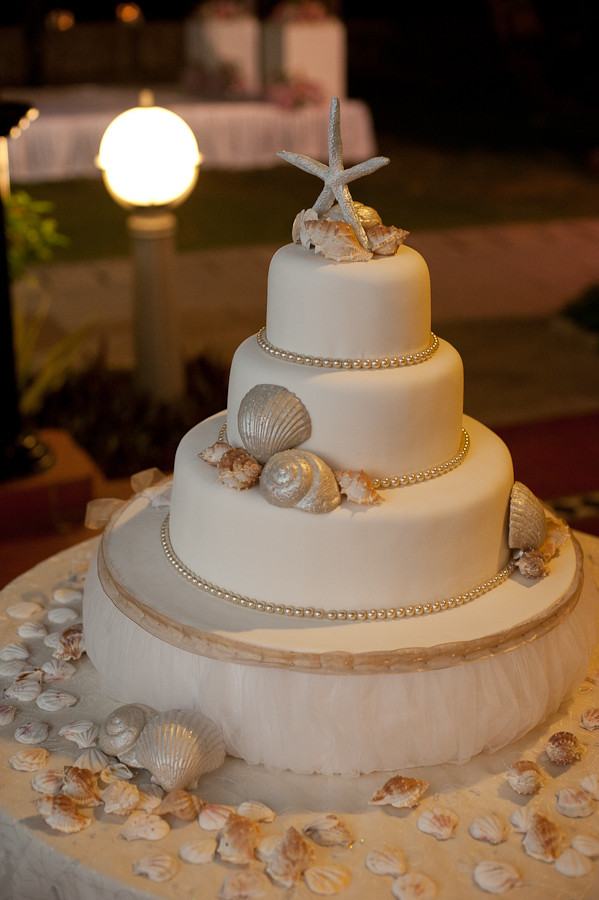 Wedding Cakes Philadelphia
 Penang Wedding Cakes by Leesin Seashell Wedding Cake
