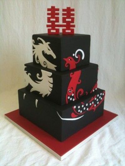 Wedding Cakes Phoenix
 Dragon & Phoenix Wedding Cake wedding cakes Juxtapost