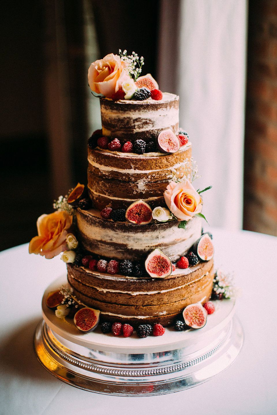 Wedding Cakes Photography
 A Caroline Castigliano Dress With Pockets for a Peach And