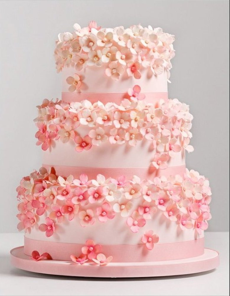 Wedding Cakes Pink
 Bring the Cherry Blossom Festival to Your Wedding Here s