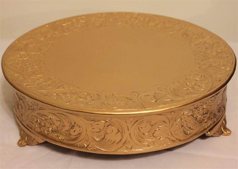 Wedding Cakes Plates
 Gold Wedding Cake Stand Wedding and Bridal Inspiration