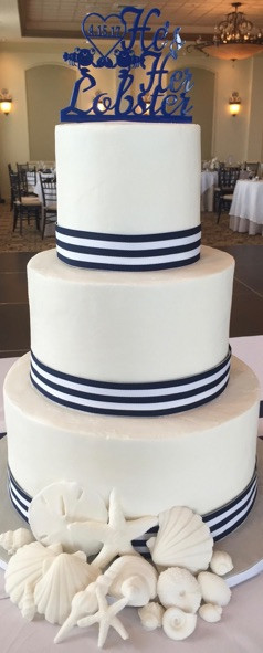 Wedding Cakes Portland Maine
 Let Them Eat Cake Custom Maine Wedding Cakes Seashore Cakes