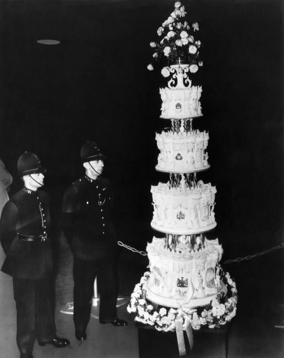 Wedding Cakes Queens Ny
 A slice of the Queen s wedding cake has sold 68 years on