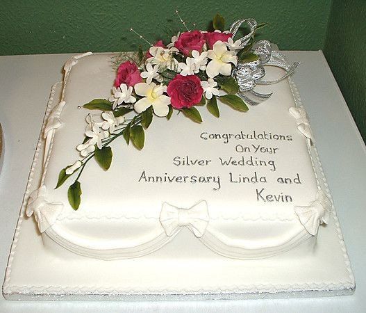 Wedding Cakes Quotes
 silver anniversary cake