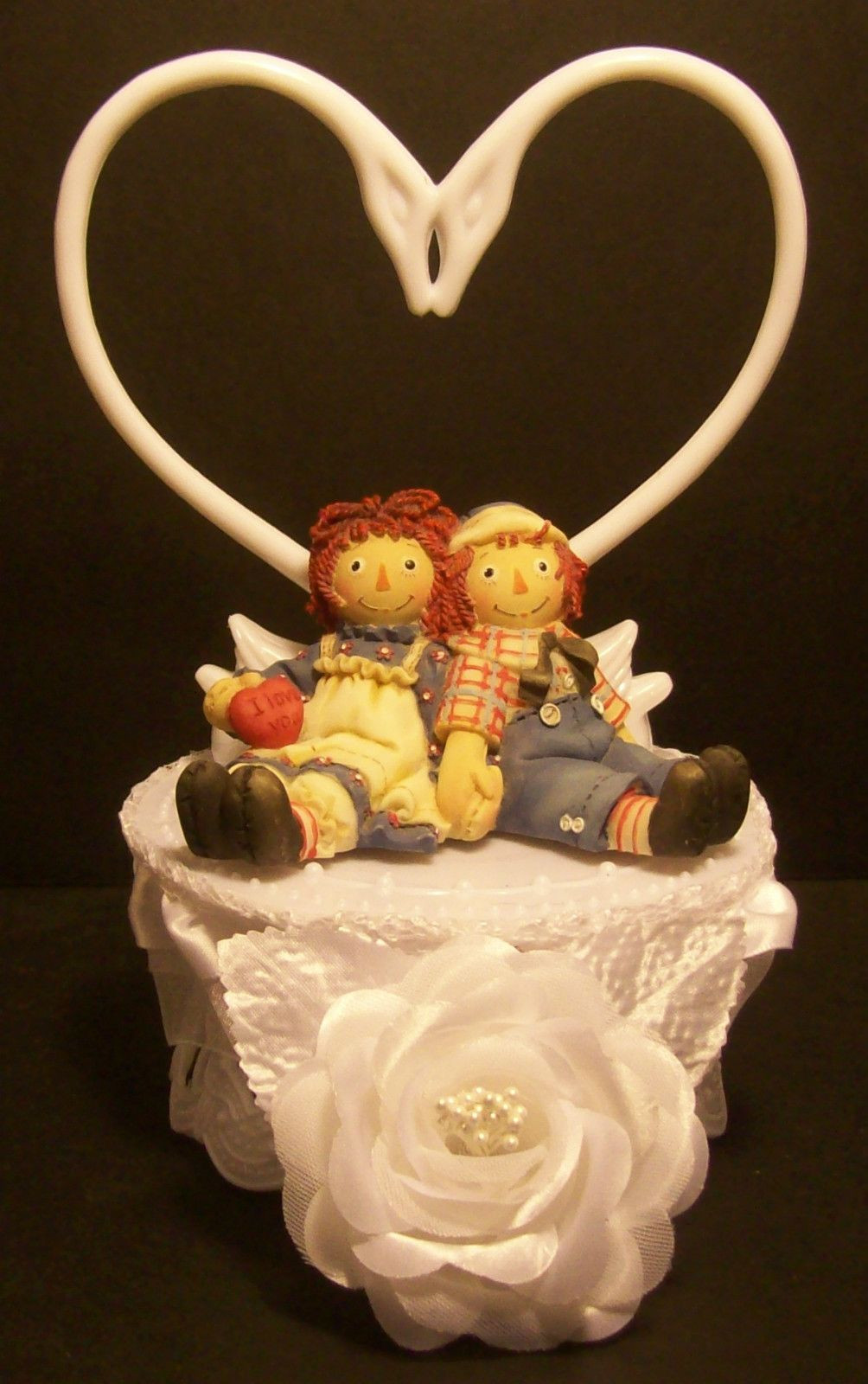 Wedding Cakes Rapid City Sd
 RAGGEDY ANN & ANDY BRIDE and GROOM WEDDING CAKE TOPPER