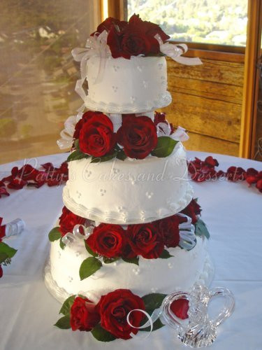 Wedding Cakes Red Roses
 Red rose wedding cakes Archives Patty s Cakes and Desserts