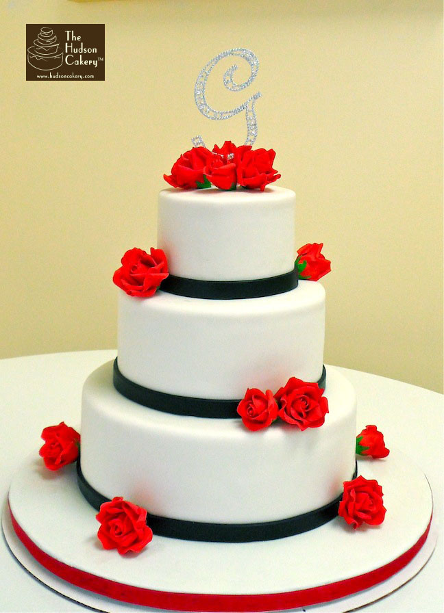 Wedding Cakes Red Roses
 Red Sugar Rose Wedding Cake Weddings