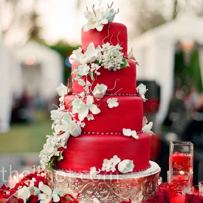 Wedding Cakes Red
 Red Wedding Cake