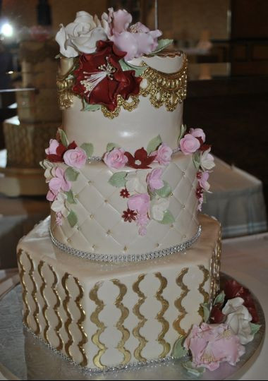 Wedding Cakes Ri
 Queen B s Cakery Wedding Cake Johnston RI WeddingWire