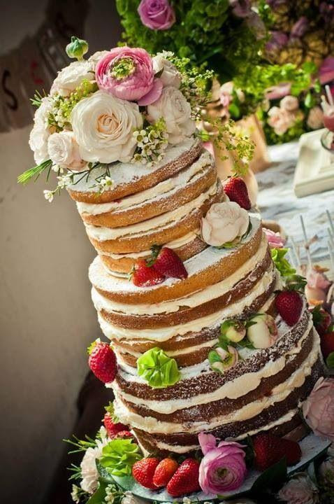 Wedding Cakes Rustic
 Naked Wedding Cakes A Great Concept For A Rustic Wedding