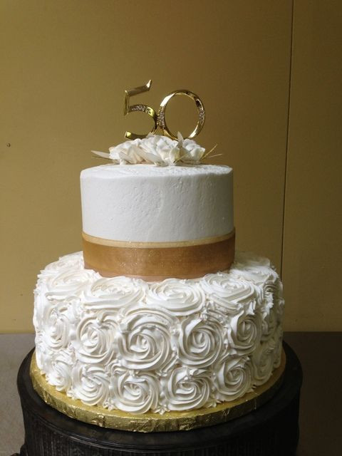 Wedding Cakes Salt Lake City
 50th Wedding Anniversary Cake Made by Glaus Bakery in Salt