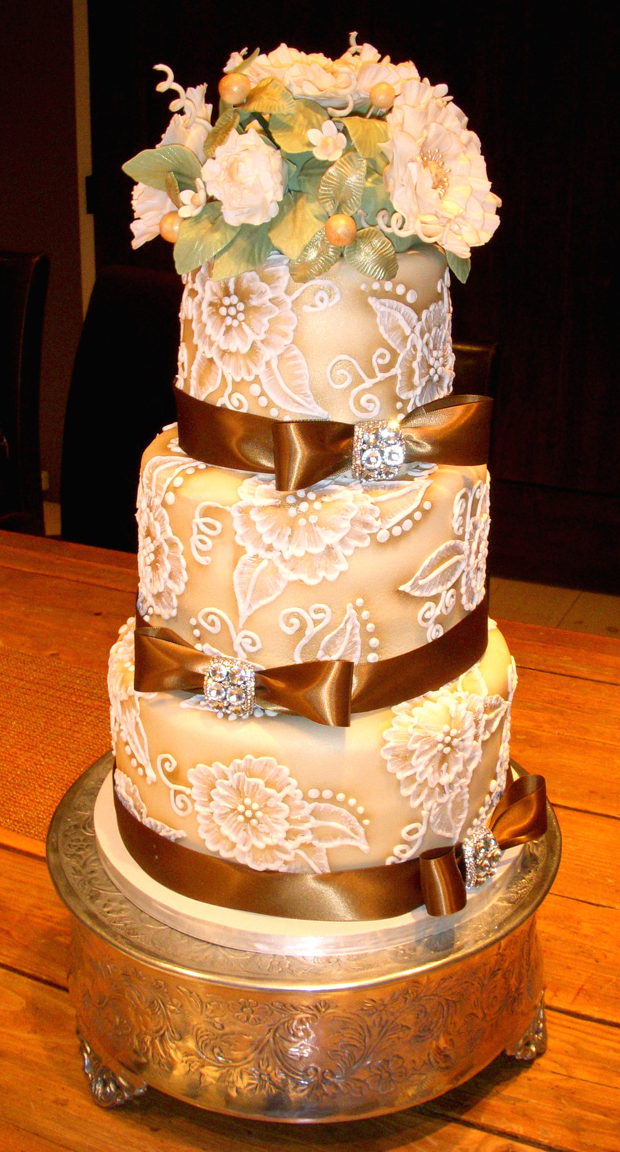 Wedding Cakes Santa Fe
 Santa Fe Wedding Cake CakeCentral