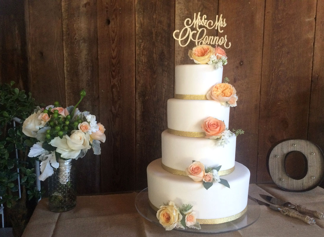 Wedding Cakes Santa Rosa
 master piece cakes sonoma county blush rose wedding