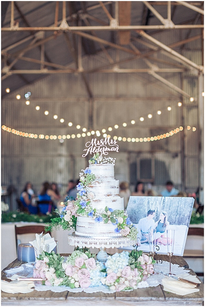 Wedding Cakes Shreveport
 White and Blue Wedding with Darling Details