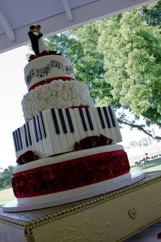 Wedding Cakes Songs
 Music themed weddings Themed weddings and Music on Pinterest