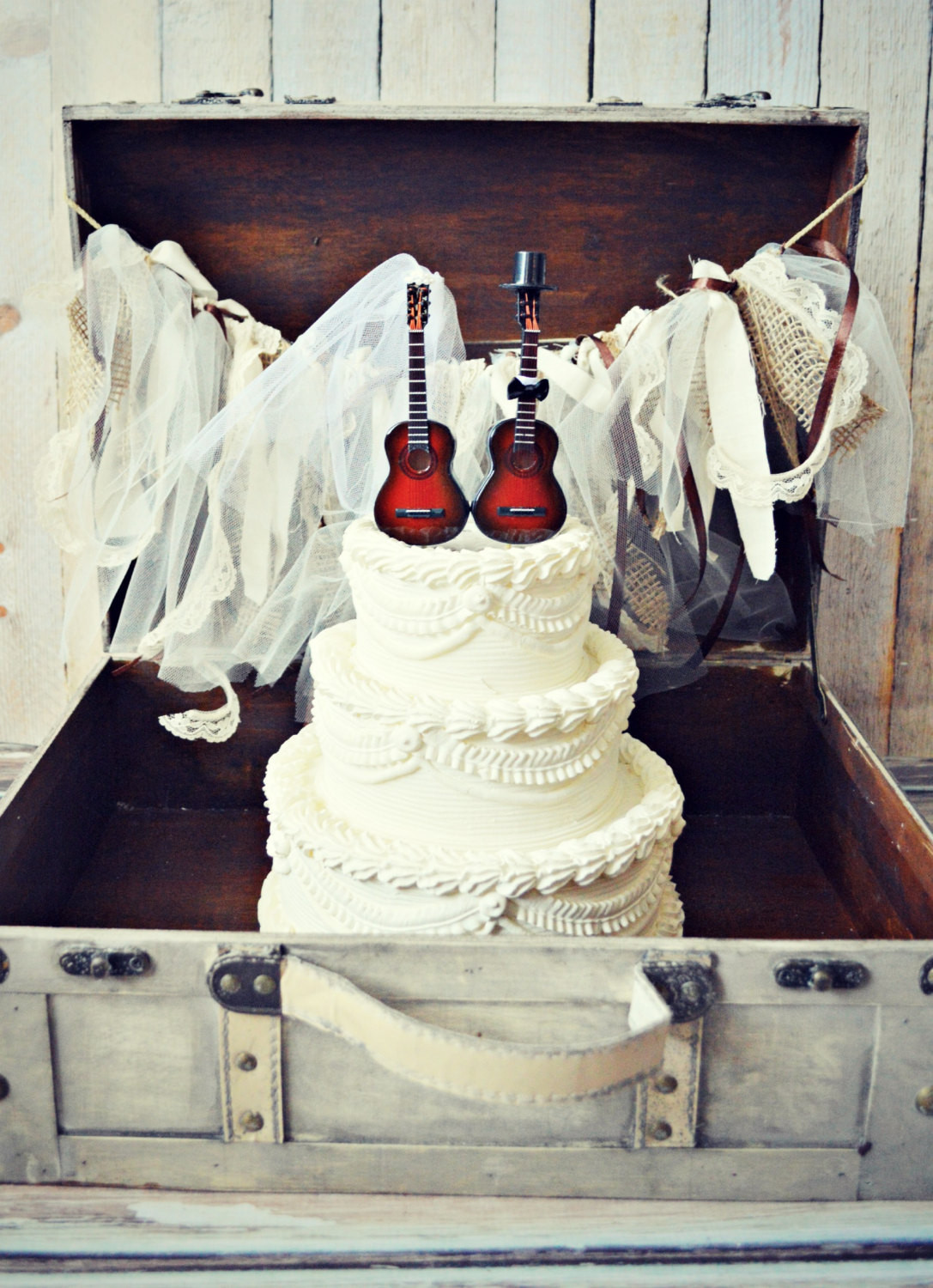 Wedding Cakes Songs
 Music guitar wedding cake topper instrument music