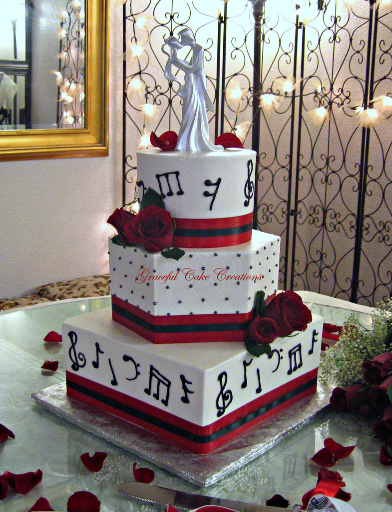 Wedding Cakes Songs
 Musical Notes Wedding Cake a photo on Flickriver