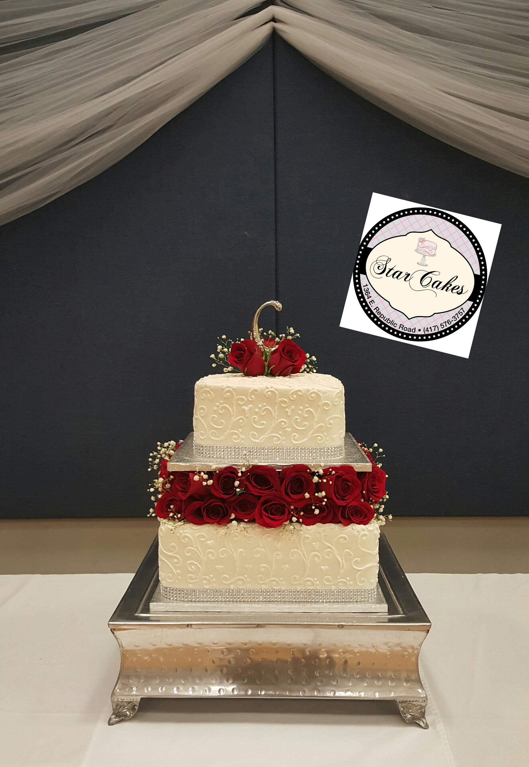 Wedding Cakes Springfield Mo
 Wedding Cake Springfield Mo