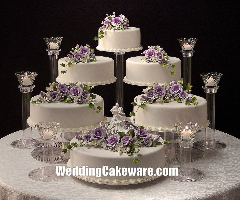 Wedding Cakes Stands
 6 TIER CASCADING WEDDING CAKE STAND STANDS 6 TIER CANDLE