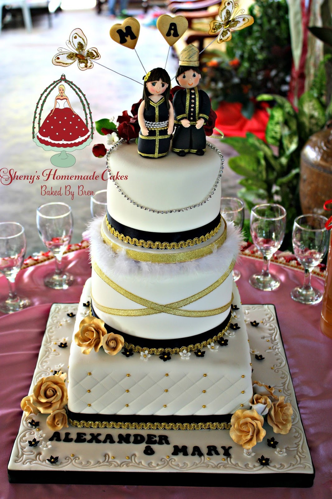 Wedding Cakes Theme
 Sheny s Homemade Treats Traditional Kadazan Theme Wedding