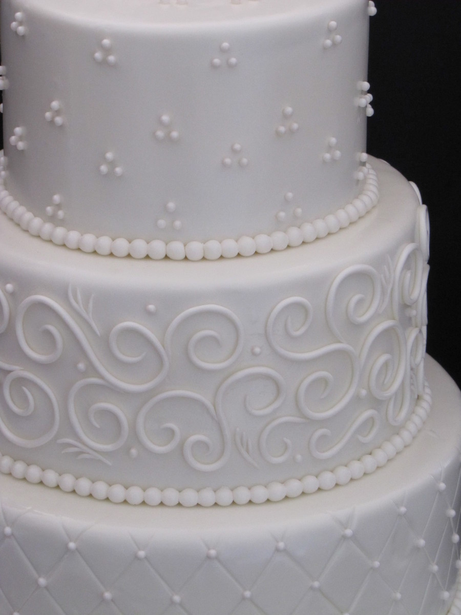 Wedding Cakes Three Tiers
 Elegant Three Tier Wedding Cake CakeCentral