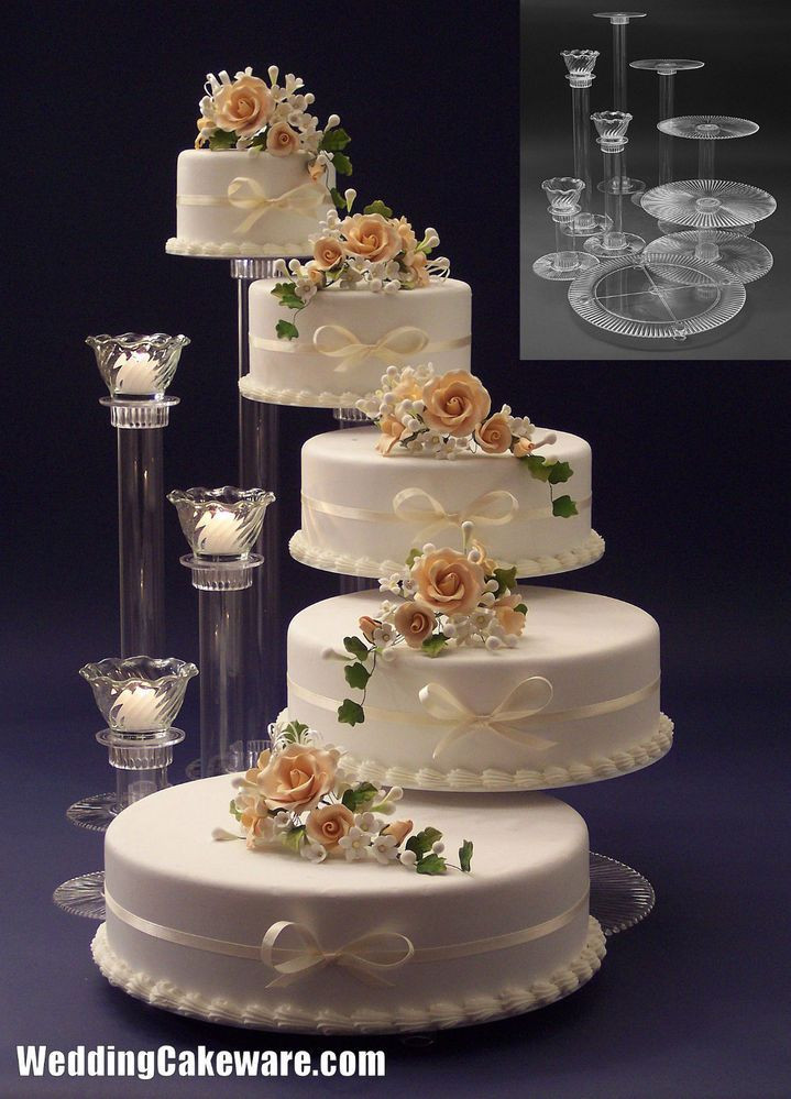 Wedding Cakes Tiers
 Best 25 5 tier wedding cakes ideas on Pinterest