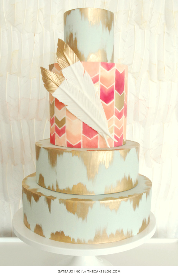 Wedding Cakes Trends 2015
 2015 Wedding Cake Trends Hand Painted Details