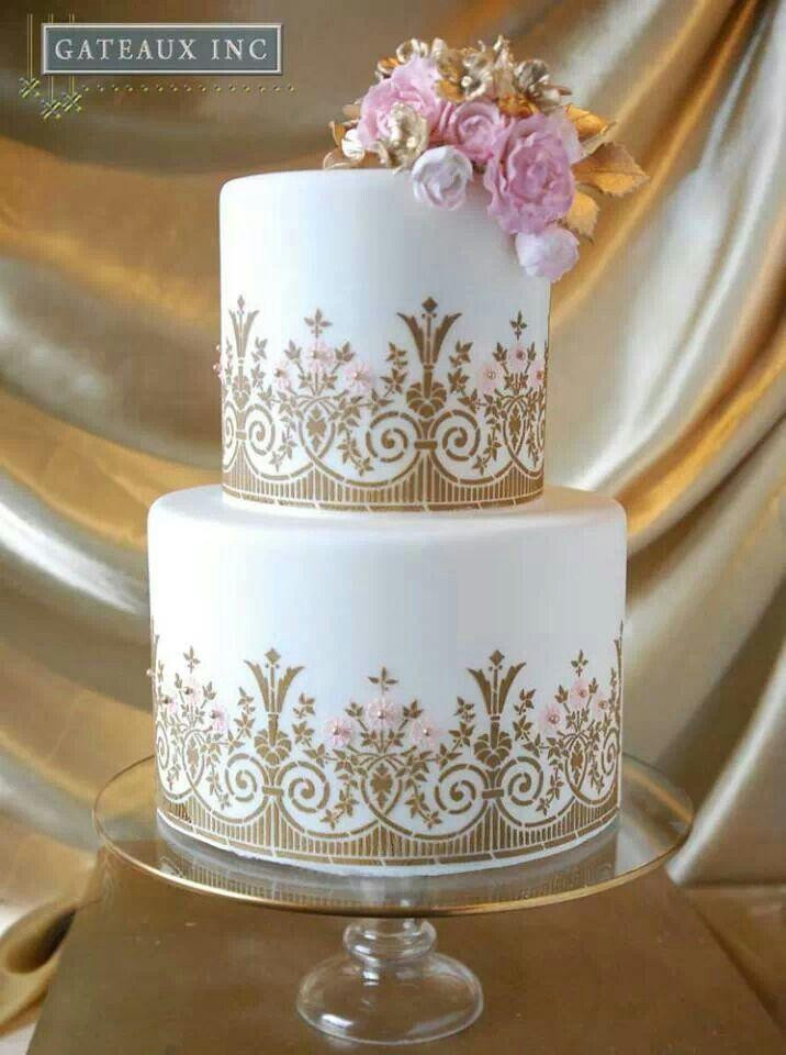 Wedding Cakes White And Gold
 White And Gold White And Gold Cakes