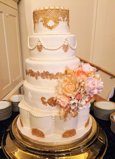 Wedding Cakes Winston Salem
 Danielle Kattan Cakes Wedding Cake Winston Salem NC