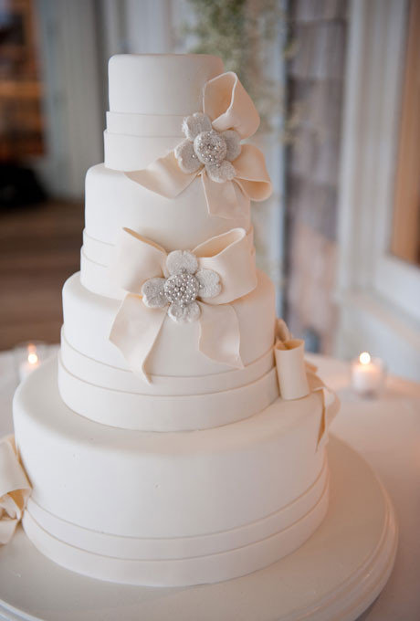 Wedding Cakes With Bow
 Jeweled Fondant Bows Cake Wedding Cakes s