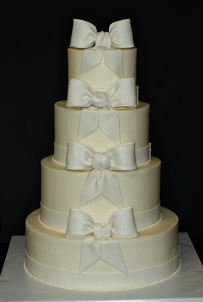 Wedding Cakes With Bows
 The Bakery Next Door Bow Wedding Cake