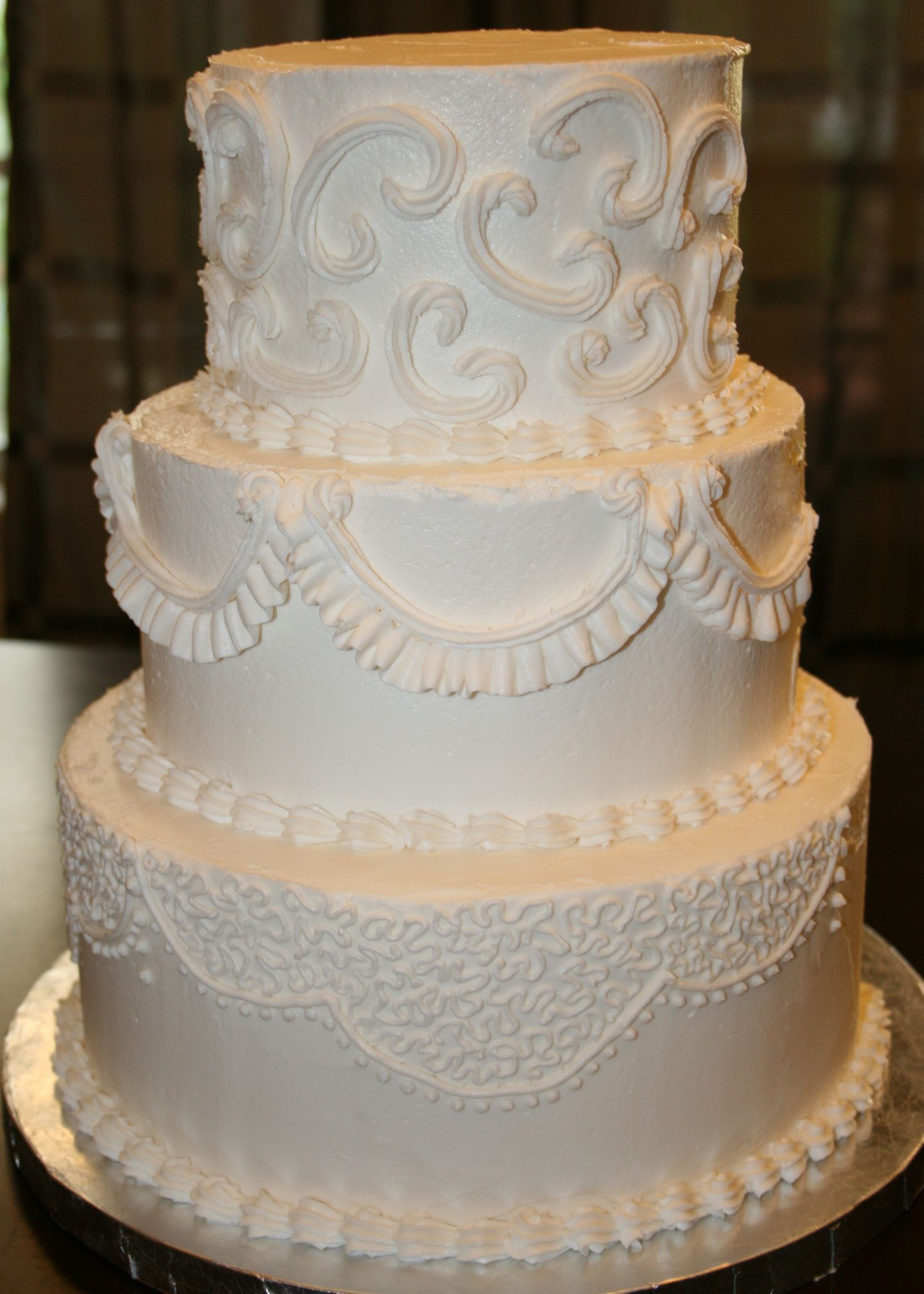 Wedding Cakes With Buttercream Frosting
 buttercream frosting wedding cakes