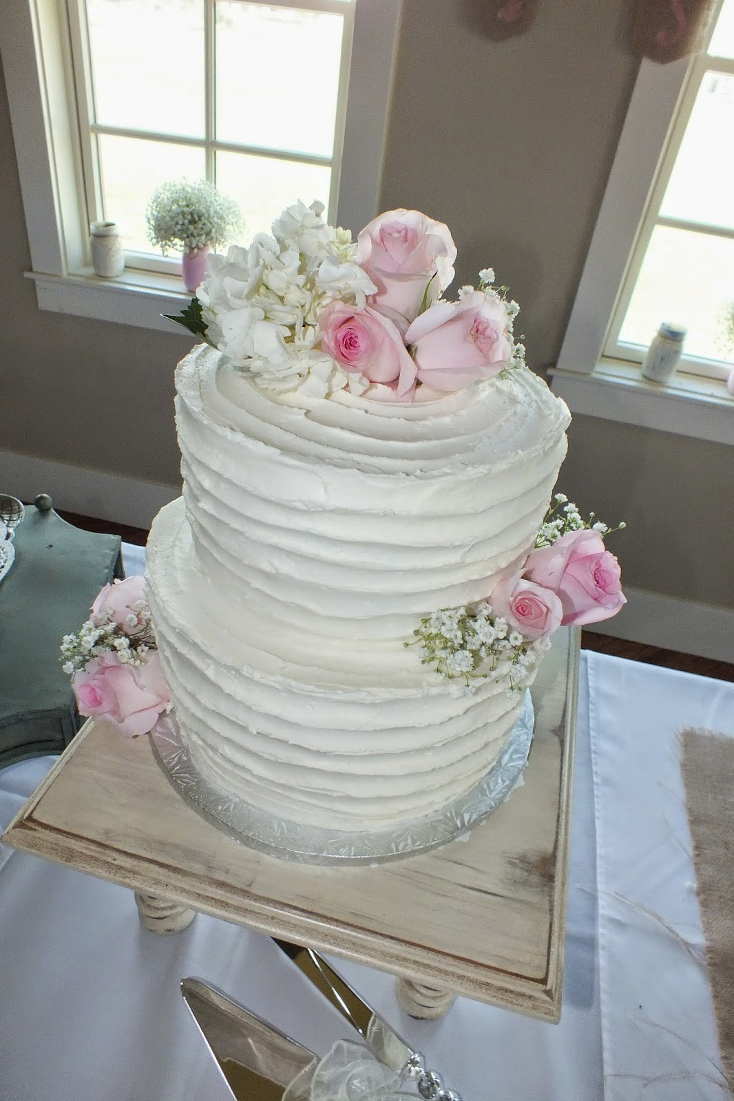 Wedding Cakes With Buttercream Frosting
 Sweet Bottom Cakes Textured Buttercream Wedding Cake