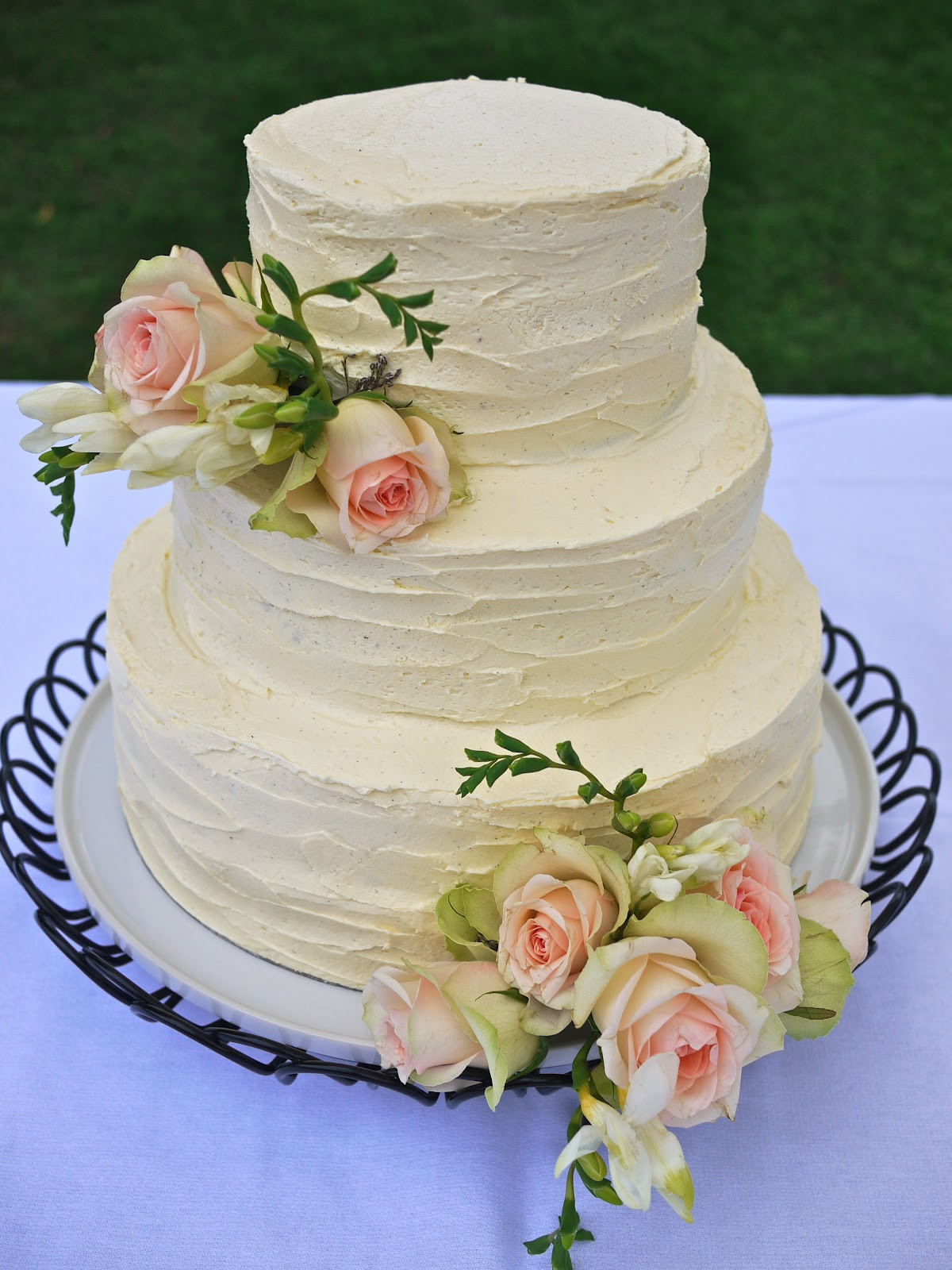 Wedding Cakes With Buttercream Icing
 Buttercup Bakeshoppe March 2012