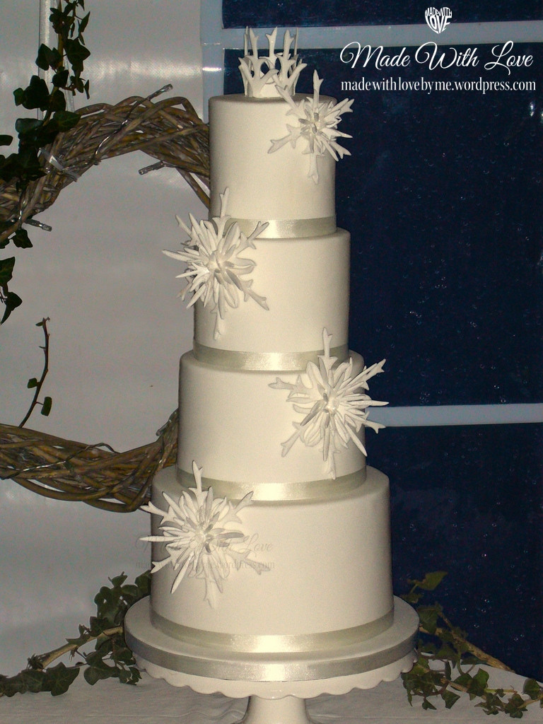 Wedding Cakes With Crystals
 Ice Crystals Wedding Cake