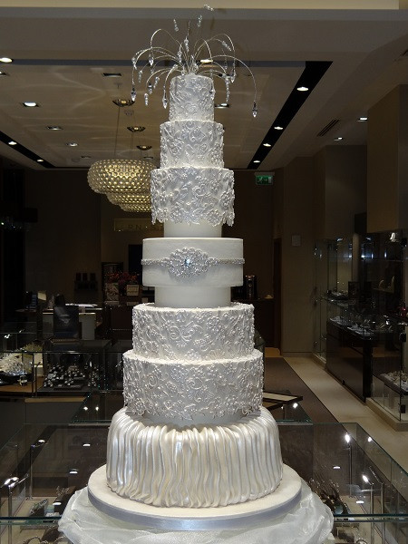 Wedding Cakes With Crystals
 Wedding Cakes West Bromwich Top Nosh Cakes