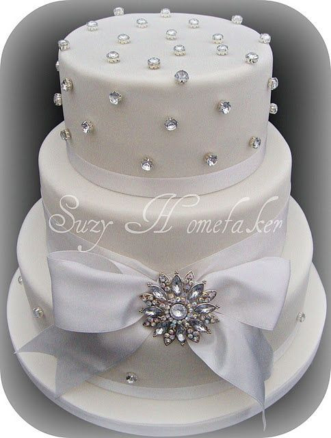 Wedding Cakes With Diamonds
 17 Best images about Diamond anniversary cakes on