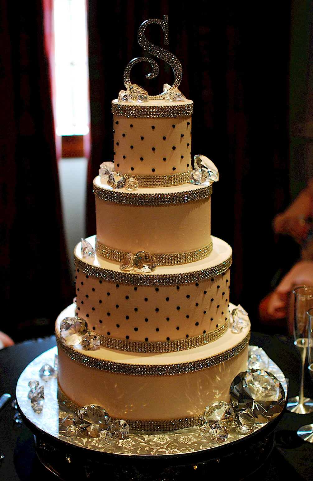 Wedding Cakes With Diamonds
 Cup a Dee Cakes Blog Super Bling Diamond Wedding Cake