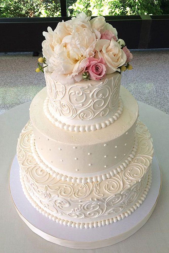 Wedding Cakes With Fondant
 Wedding Cake Wedding Cakes For 2017 White Fondant