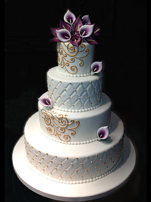 Wedding Cakes With Fondant
 Fondant Wedding Cakes Pinterest