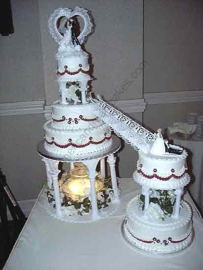 Wedding Cakes With Fountain And Stairs
 31 best images about cakes with stairs on Pinterest