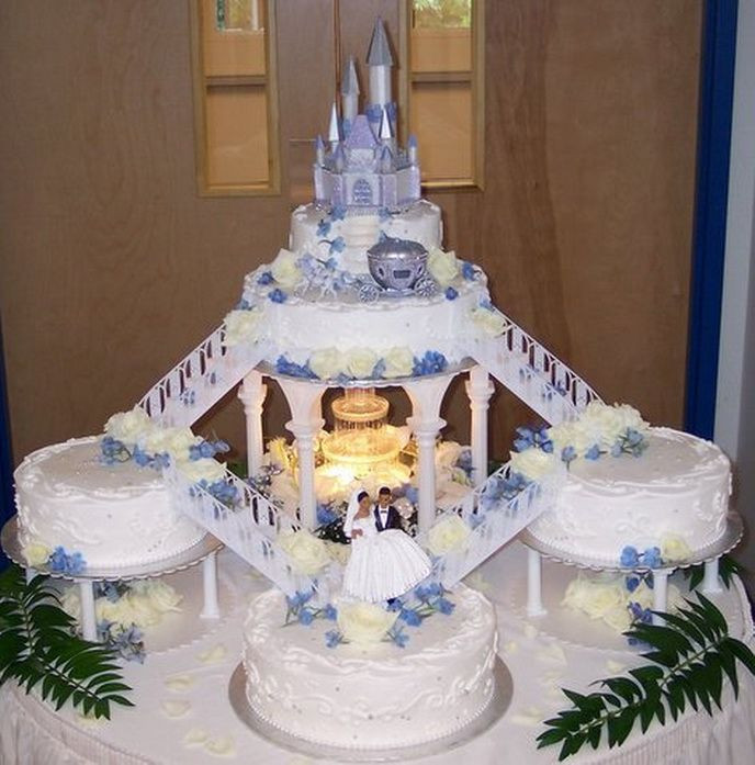 Wedding Cakes With Fountain And Stairs
 191 best images about Wedding Day on Pinterest