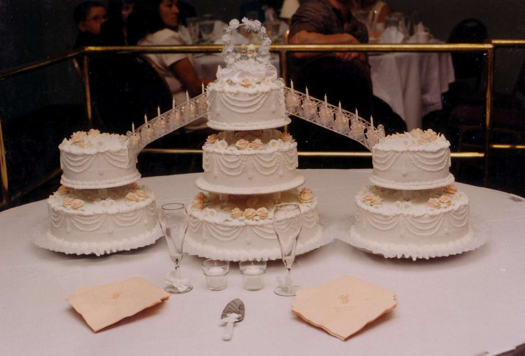 Wedding Cakes With Fountains And Bridges
 Bridge & Fountains Taylor s Bakery