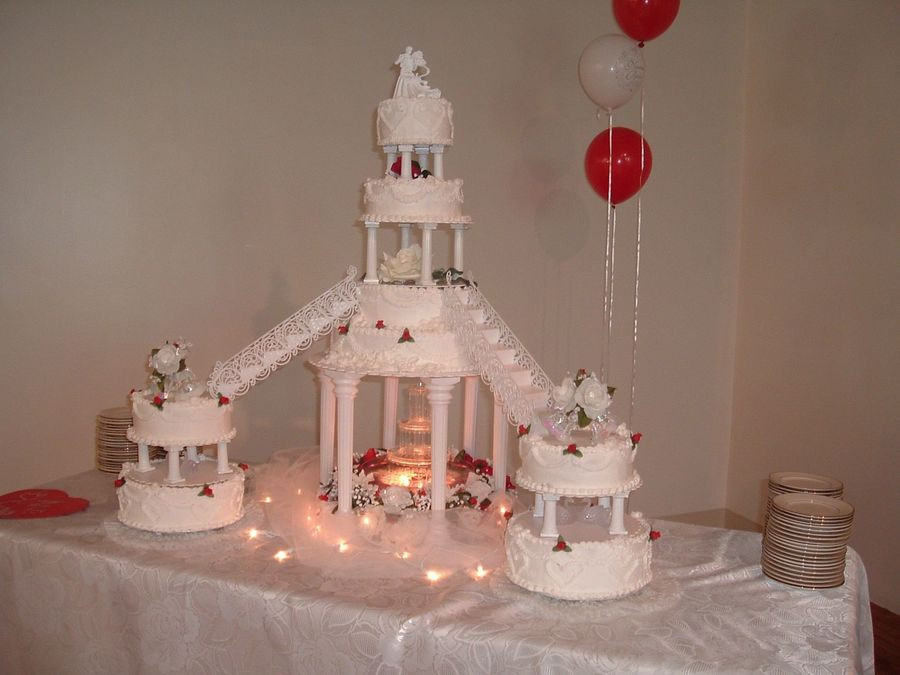Wedding Cakes With Fountains And Bridges
 8 Tier Wedding Cake CakeCentral