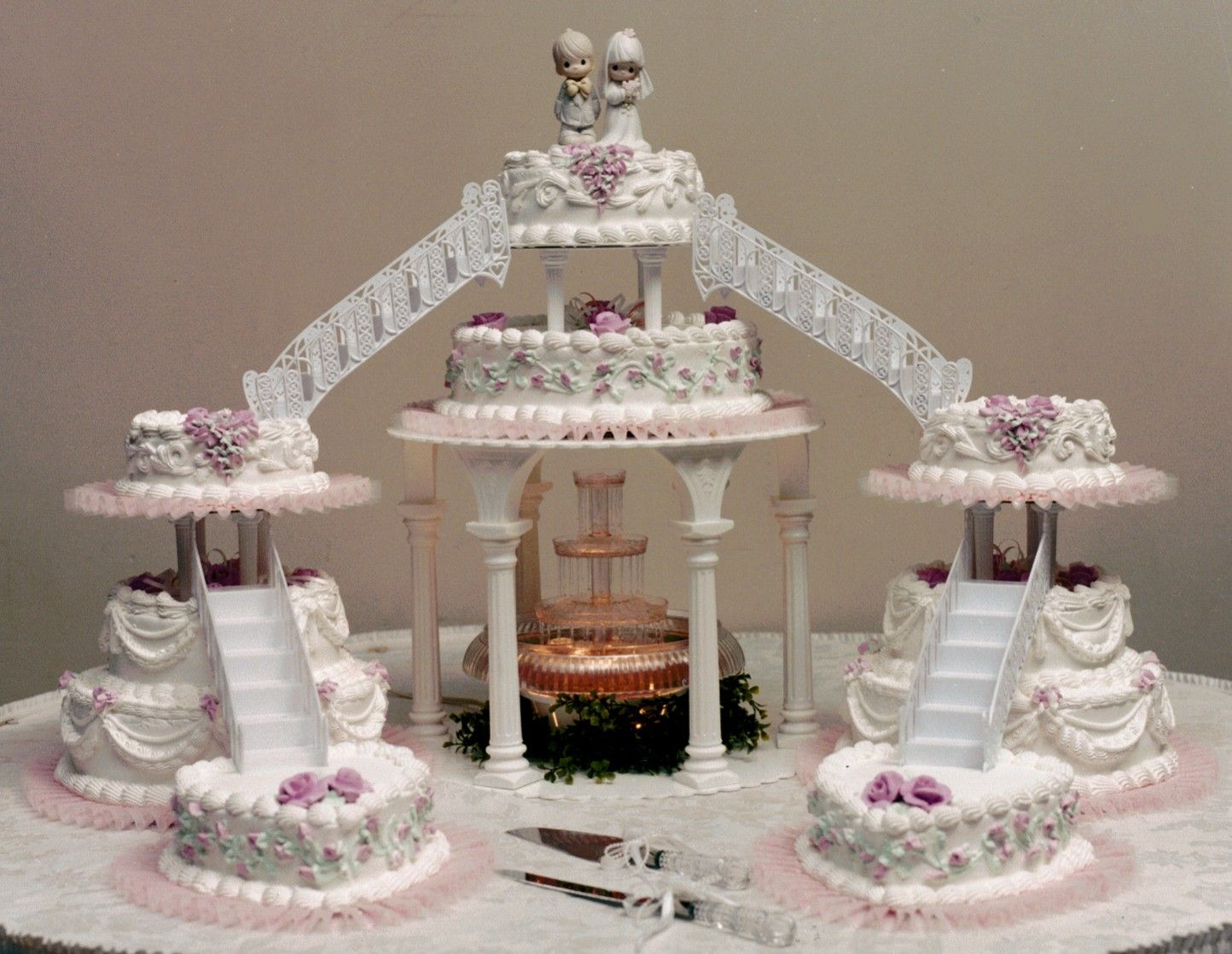 Wedding Cakes With Fountains And Bridges
 mc arthurs bakery wedding cake with fountains and bridges